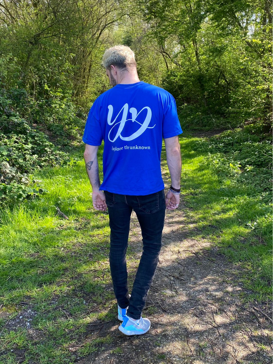 OVERSIZED TEE YD, KONINGSBLAUW