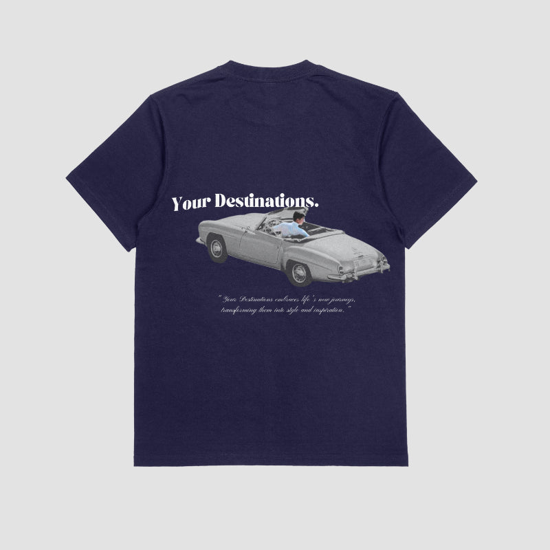 OVERSIZED TEE YD, AUTO MARINEBLAUW.